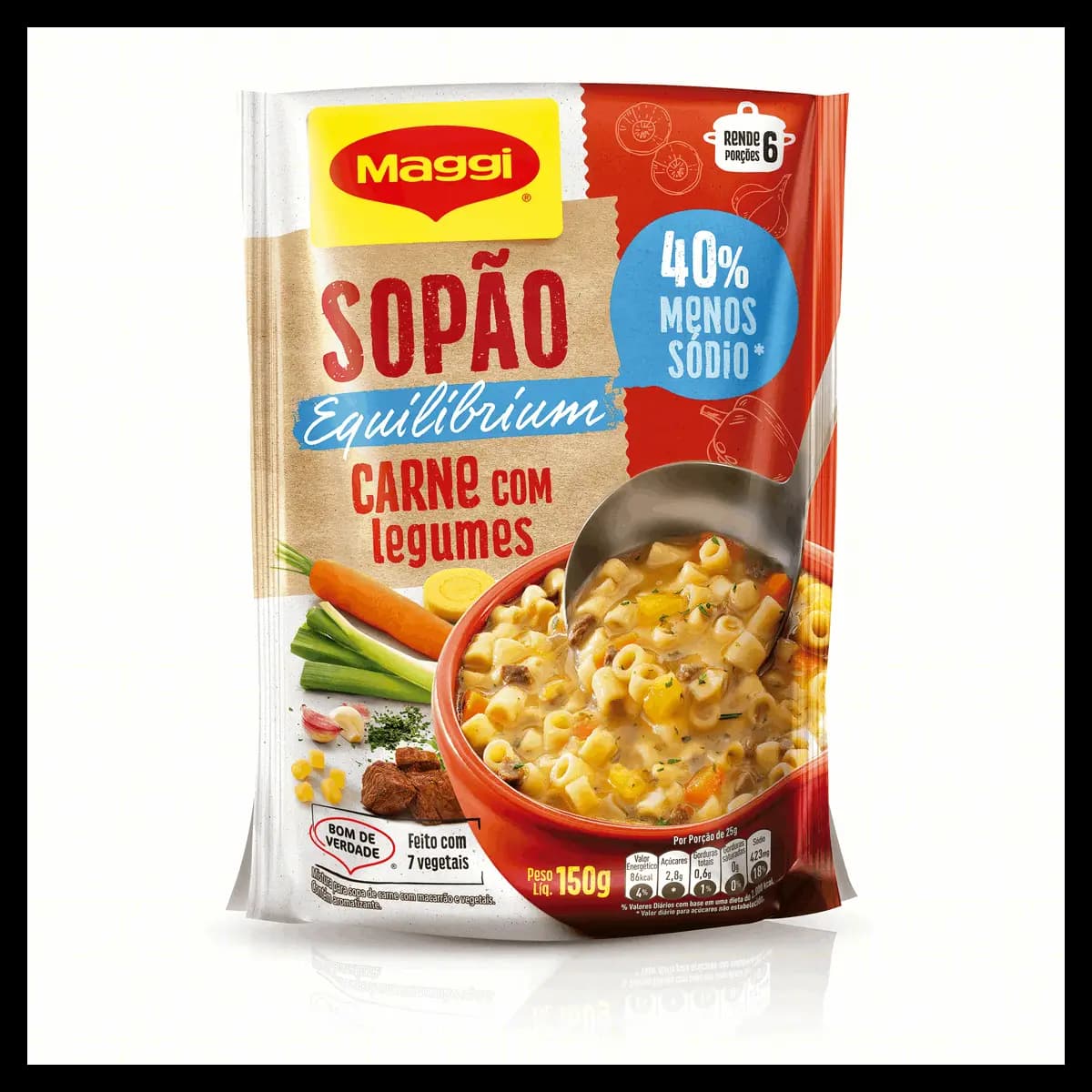 SOPAO MAGGI 150G CARNE LEGUMES