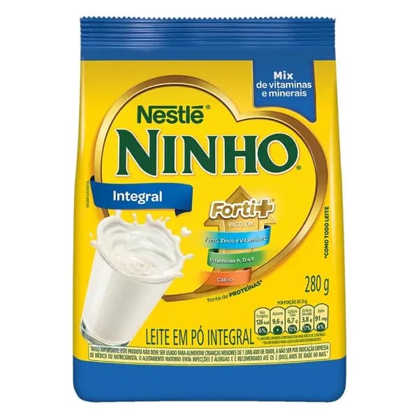 LEITE EM PO NINHO NESTLE FORTI SC 280G