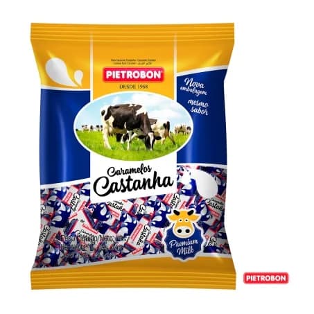 BALA CARAMELOS 150G CASTANHA