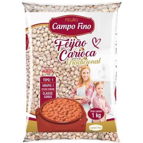 FEIJAO CARIOCA CAMPO FINO 1KG