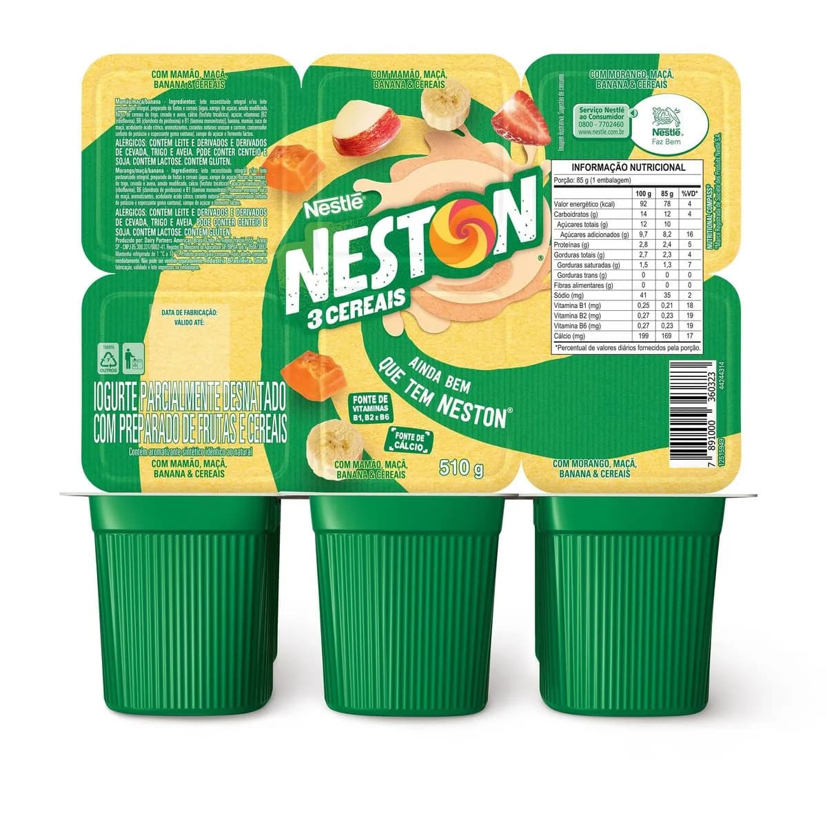 IOGURTE POLPA NESTLE NESTON 510G