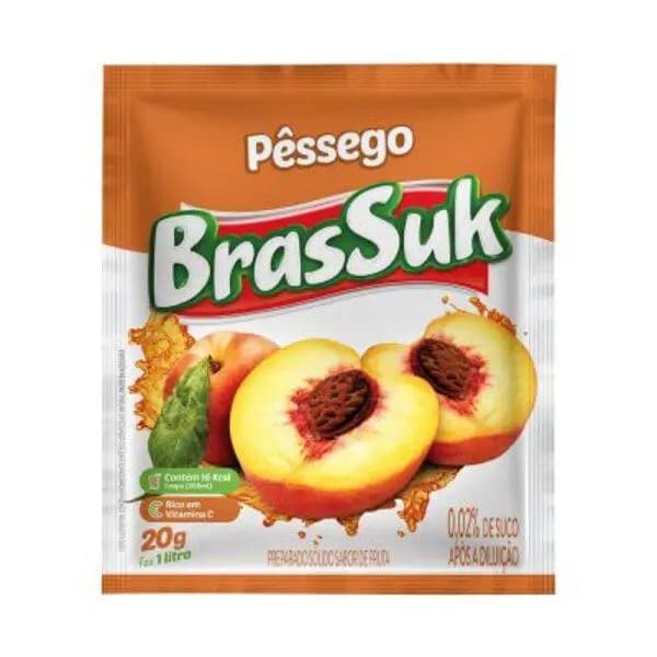 REFRESCO PO BRASSUK 20G PESSEGO