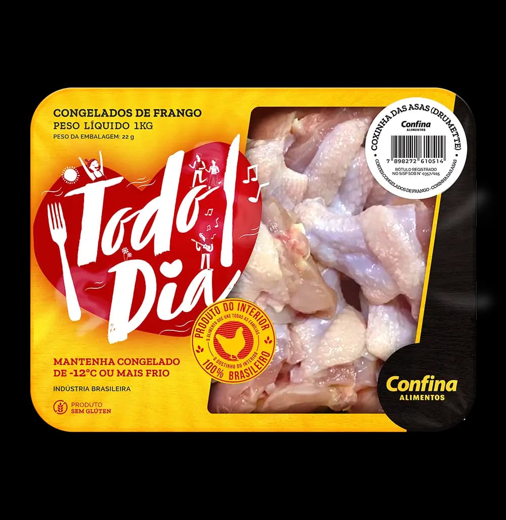 COXINHA DAS ASAS CONFINA 1KG