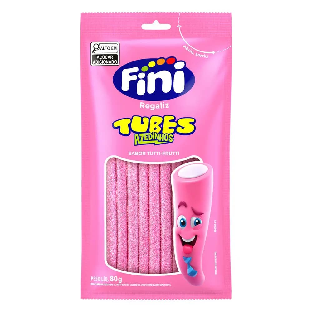 BALA FINI 80G TUBES TUTTI FRUTTI