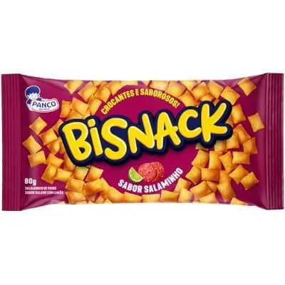 SALGADINHO PANCO BISNACK 80G SALAMINHO