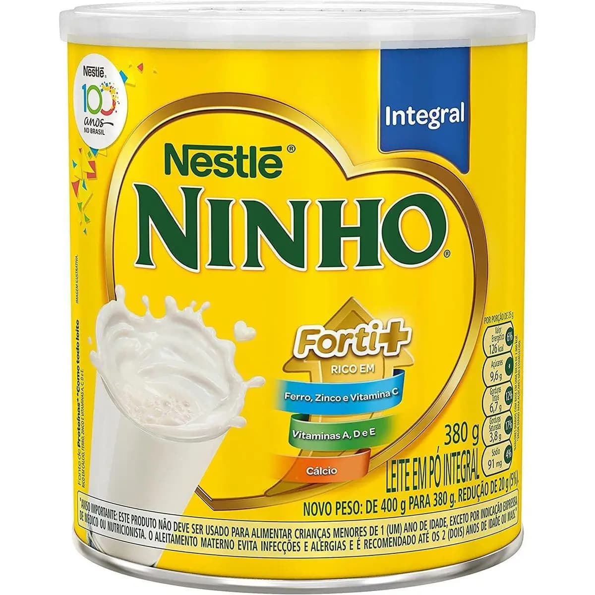 LEITE EM PO NESTLE NINHO FORTI INTEGRAL 380G
