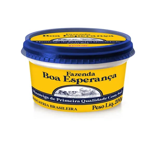 MANTEIGA FAZENDA BOA ESPERANCA CSAL 200G