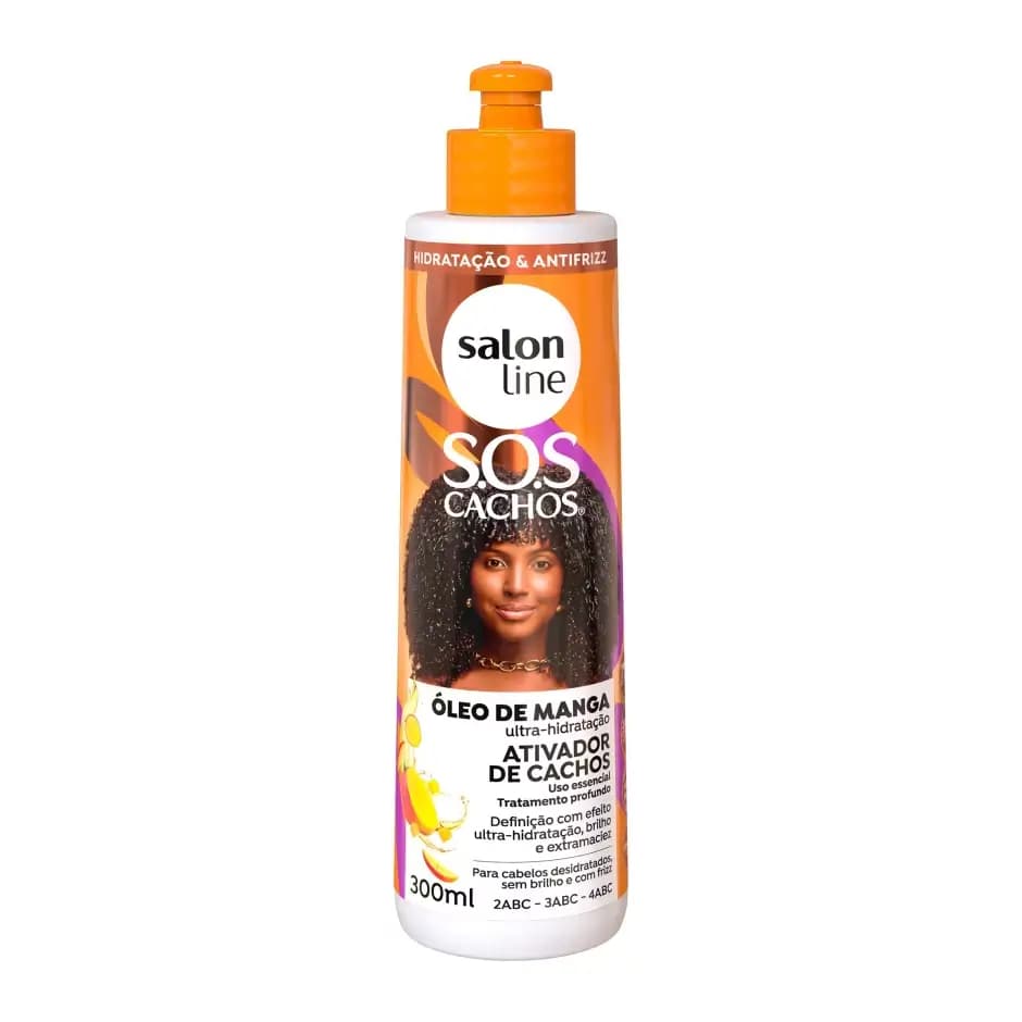 ATIVADOR CACHOS SALON LINE 300ML MANGA