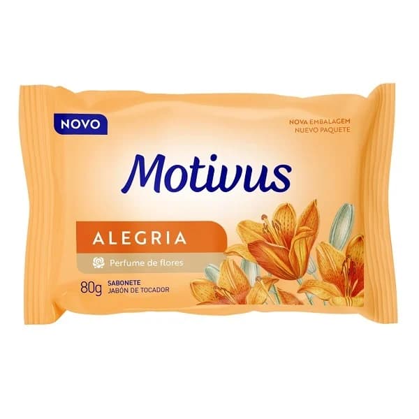 SABONETE MOTIVUS 80G ALEGRIA