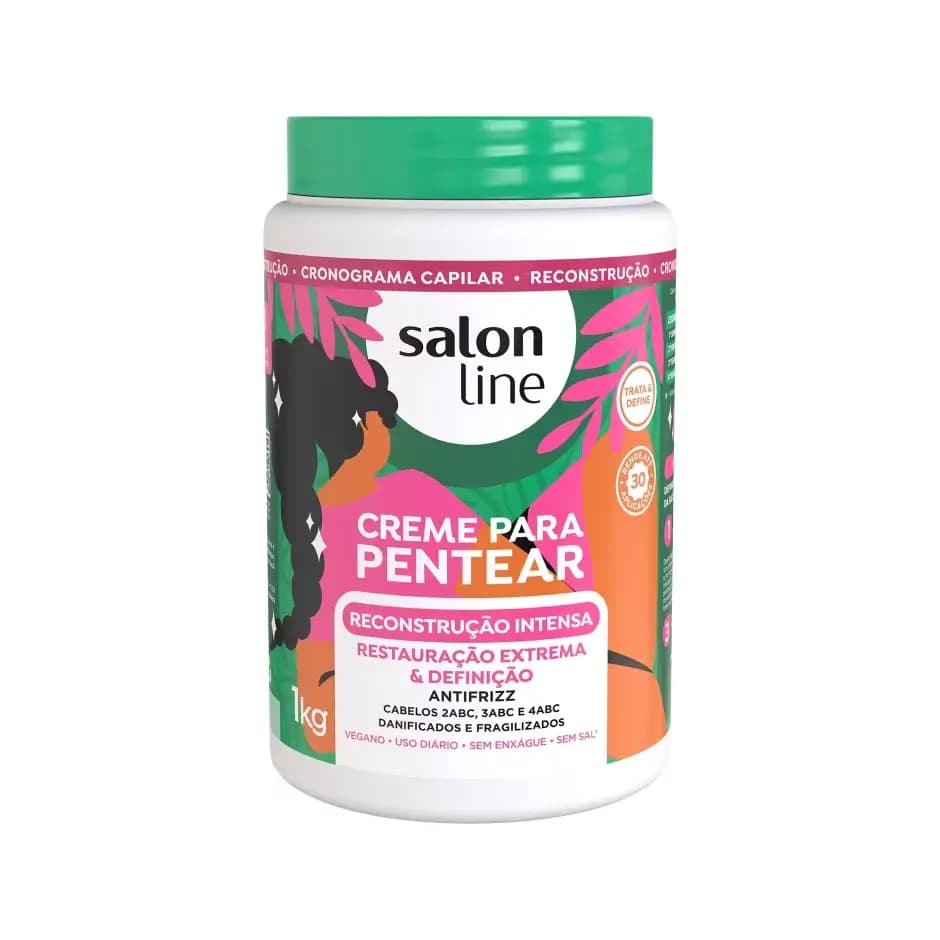 CREME PENTEAR SALON LINE 1KG REC INTENSA