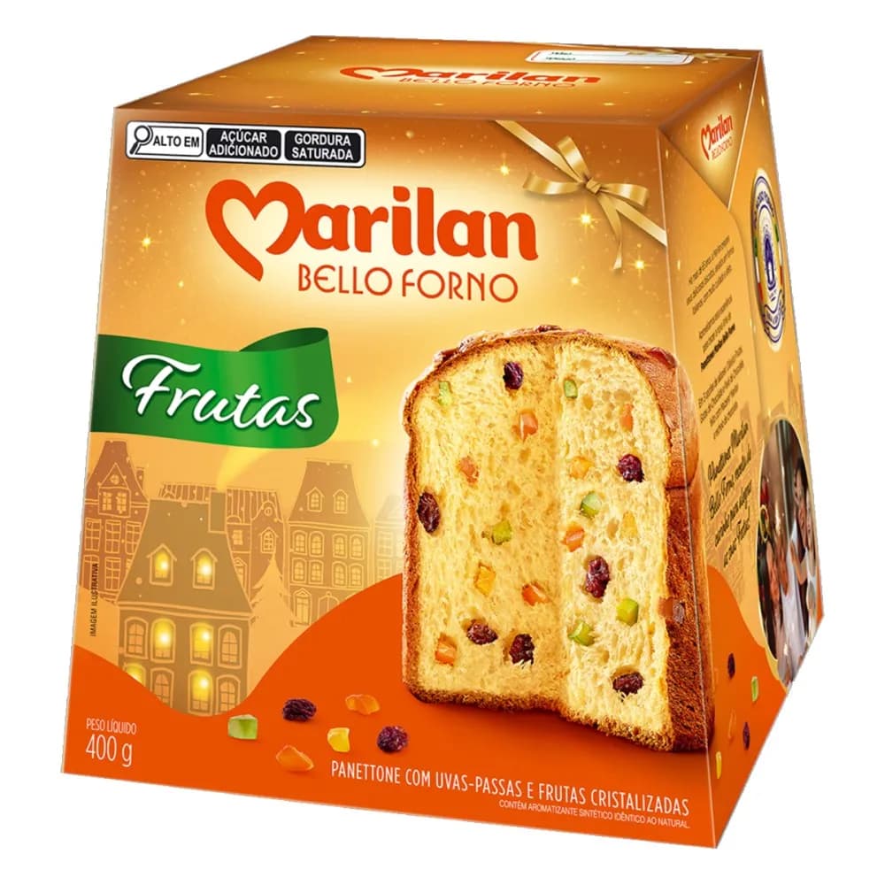 PANETTONE MARILAN BELLO FORNO 400G FRUTAS