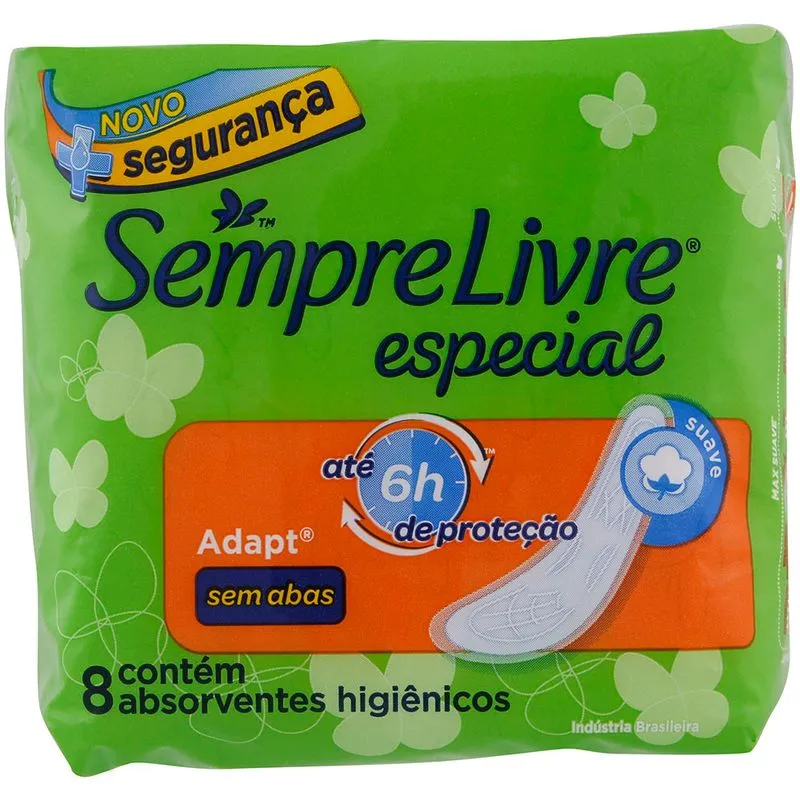 ABSORVENTE SEMPRE LIVRE ESPECIAL SEM ABAS