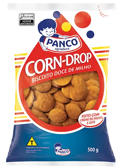 BISC PANCO 500G CORN DROP