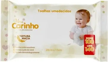 TOALHAS UMEDECIDAS MEU CARINHO PG100LV140