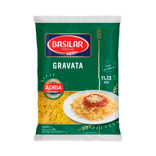 MACARRAO BASILAR 400G GRAVATA