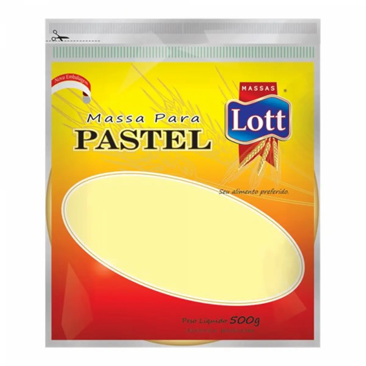 MASSA PASTEL LOTT CUMBUCA 500G