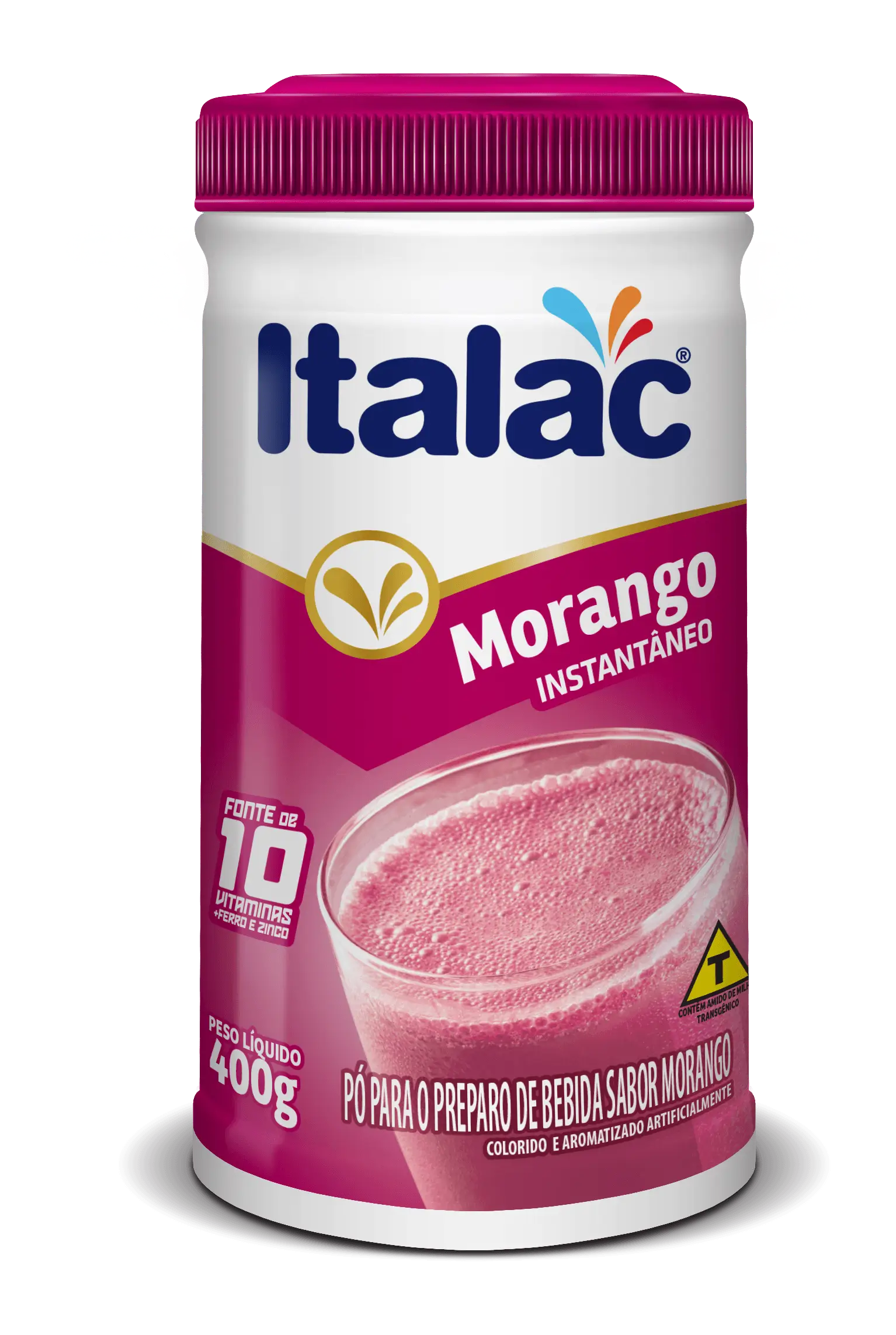 ACHOC PO ITALAC MORANGO 400G