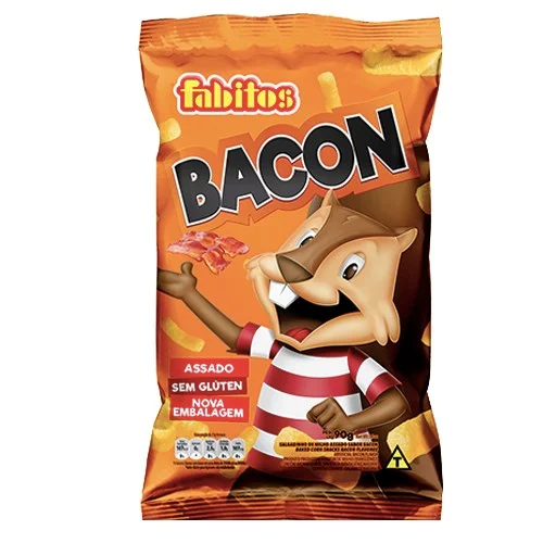 SALGADINHO FABITOS 90G BACON BITS