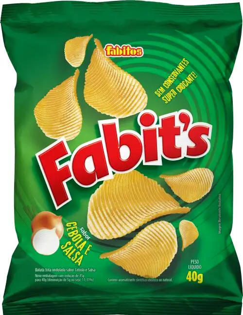 BATATA FABITOS 40G CEBOLA E SALSA