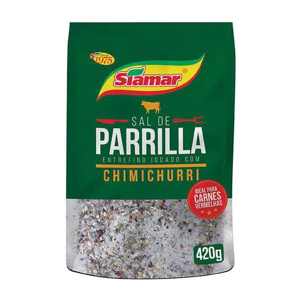 SAL DE PARRILLA CHIMICHURRI SIAMAR 420G