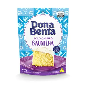 MISTURA BOLO D BENTA 450G BAUNILHA