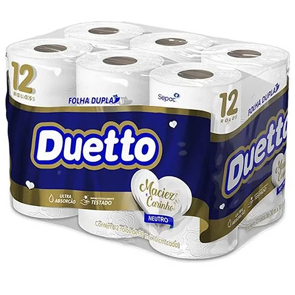 PAPEL HIG DUETTO FD NEUTRO 12X20M