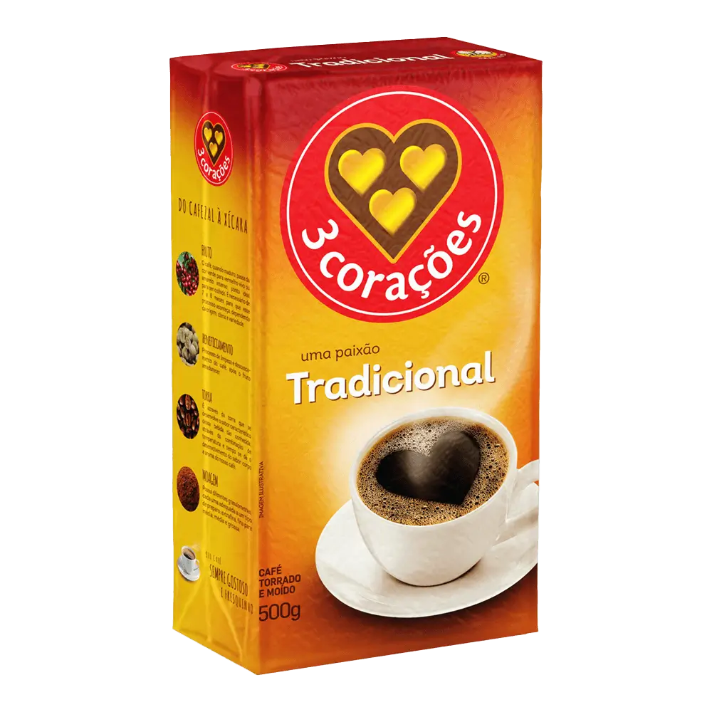 CAFE 3CORACOES VACUO 500G TRADICIONAL