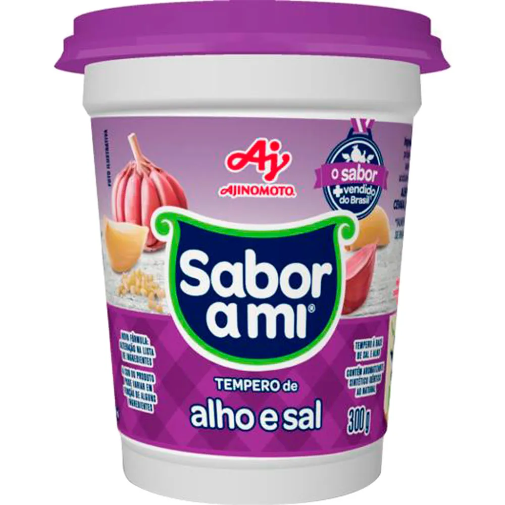 TEMPERO SABOR AMI 300G ALHO SAL