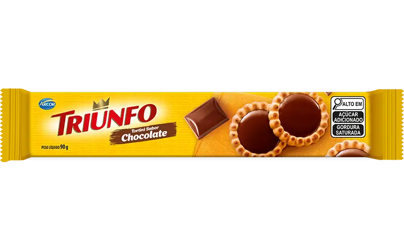 BISC TRIUNFO TORTINI 90G CHOCOLATE