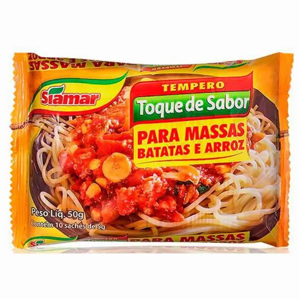 TEMPERO TOQUE SABOR SIAMAR 50G MASSAS