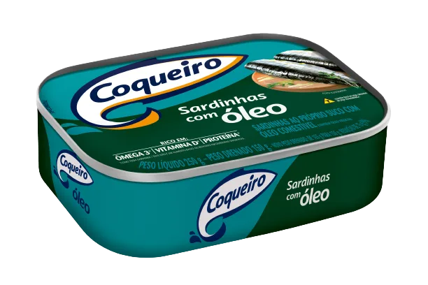 SARDINHA COQUEIRO 250G OLEO