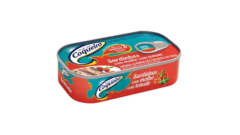 SARDINHA COQUEIRO 125G TOMATE