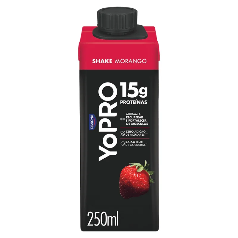 YOPRO DANONE MORANGO 250ML