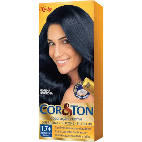 TINTURA COR TON PRETO AZUL 1.0