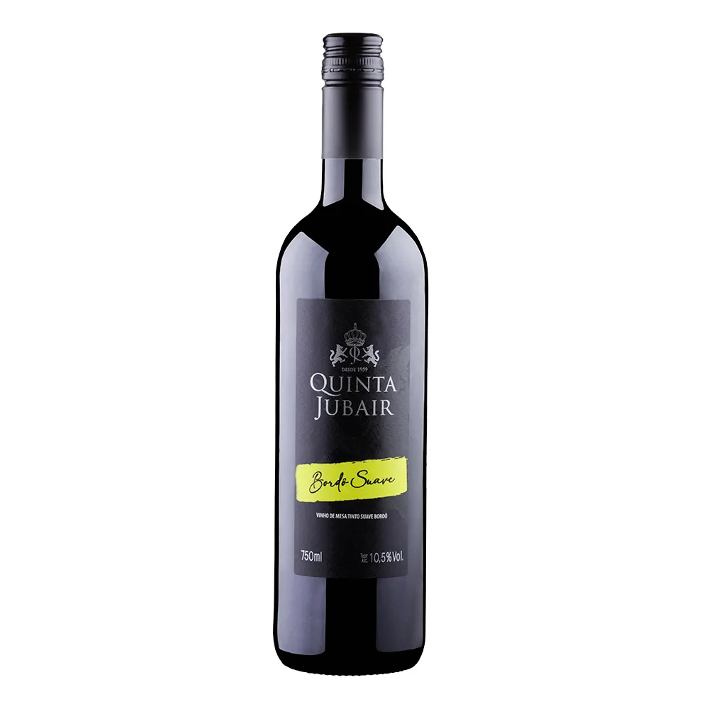 VINHO QUINTA JUBAIR 750ML BORDO SUAVE