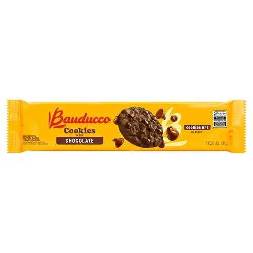 BISC COOKIES BAUDUCCO 100G GOTAS CHOCOLATE