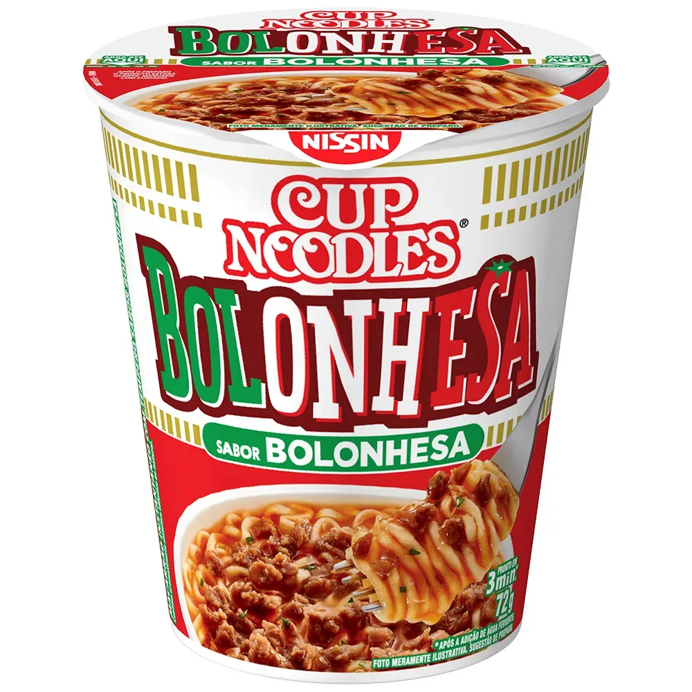 MACARRAO CUP NOODLES 72G BOLONHESA