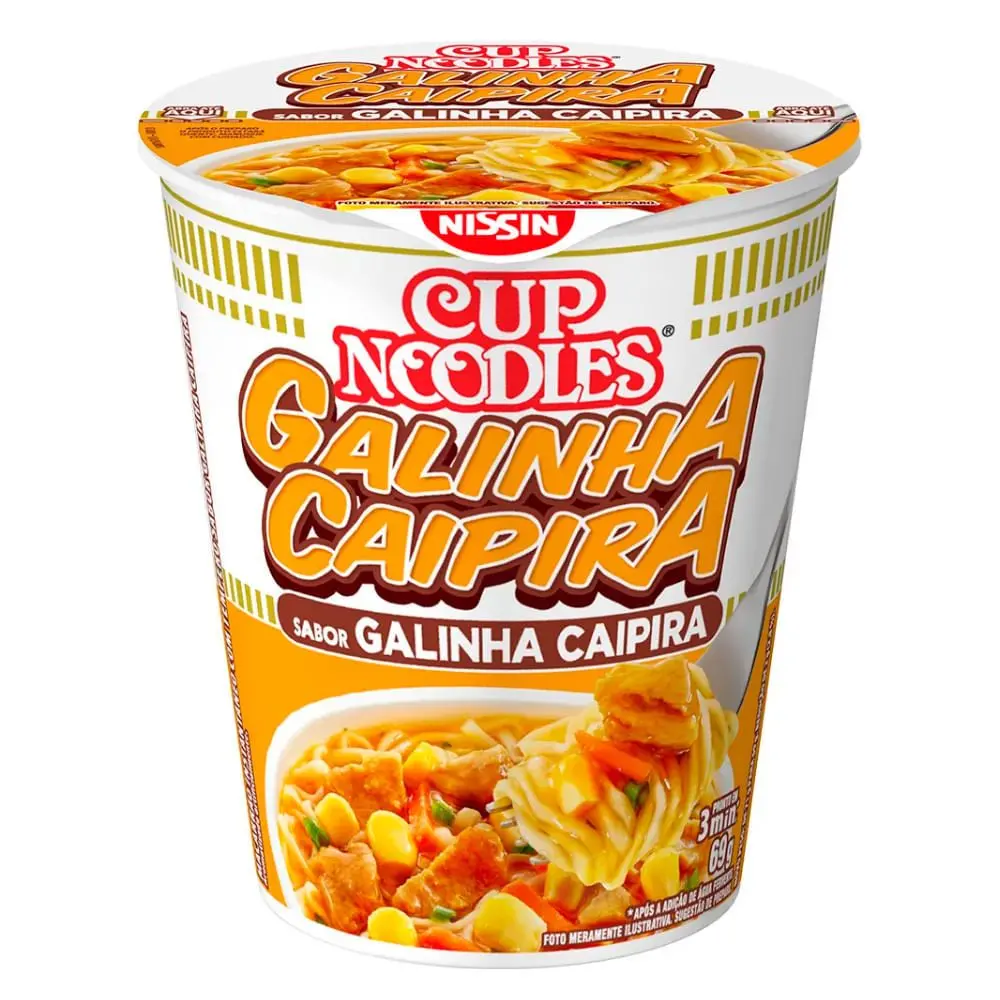MACARRAO CUP NOODLES 69G GALINHA CAIPIRA