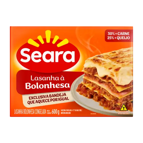 LASANHA SEARA 600G BOLONHESA