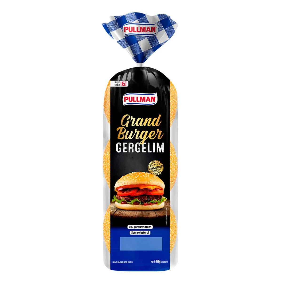 PAO HAMBURGUER PULLMAN GERGELIM 420G