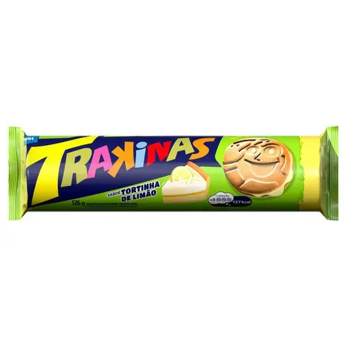 BISC RECH TRAKINAS 126G TORTINHA LIMAO