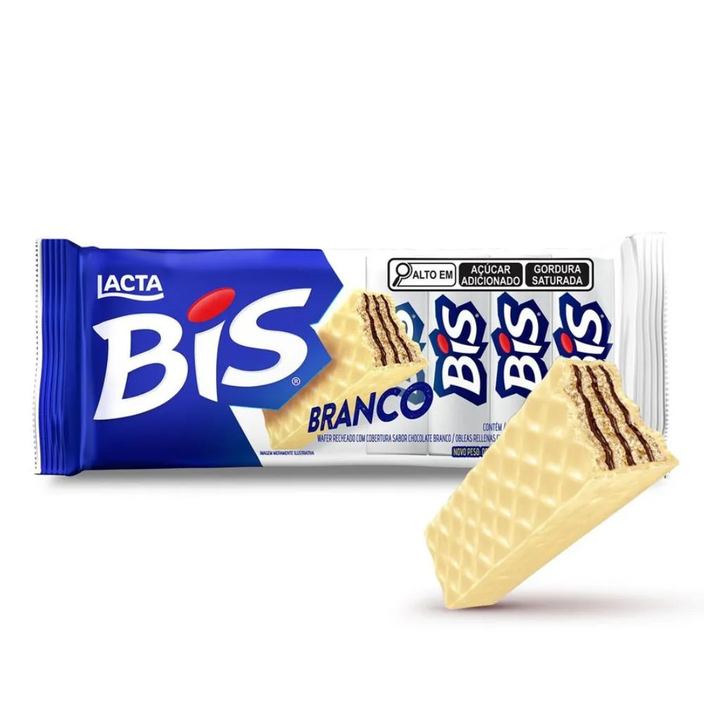 CHOCOLATE BIS 100,8G BRANCO