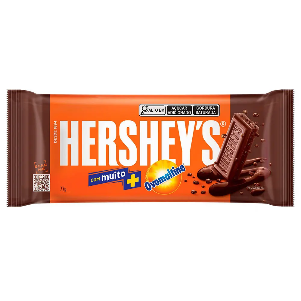 CHOCOLATE HERSHEYS 77G OVOMALTINE