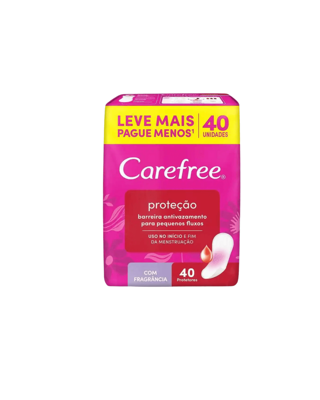 ABSORVENTE PROTETOR CAREFREE CPERF 40UN