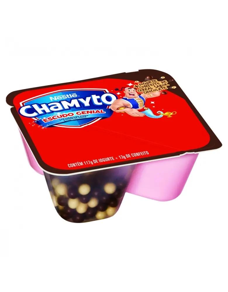 IOGURTE POLPA CHAMYTO 130G MOR CEREAL CHOC 
