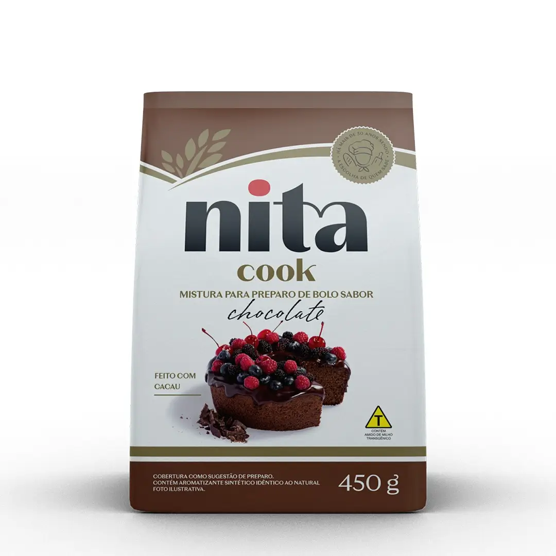 MISTURA BOLO NITA 450G CHOCOLATE