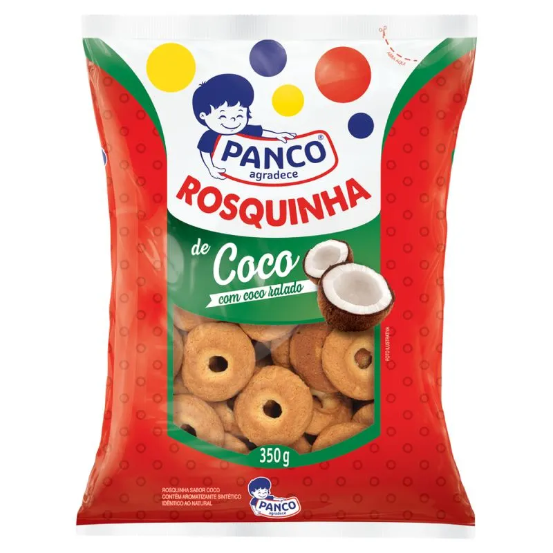 ROSQUINHAS PANCO 350G COCO