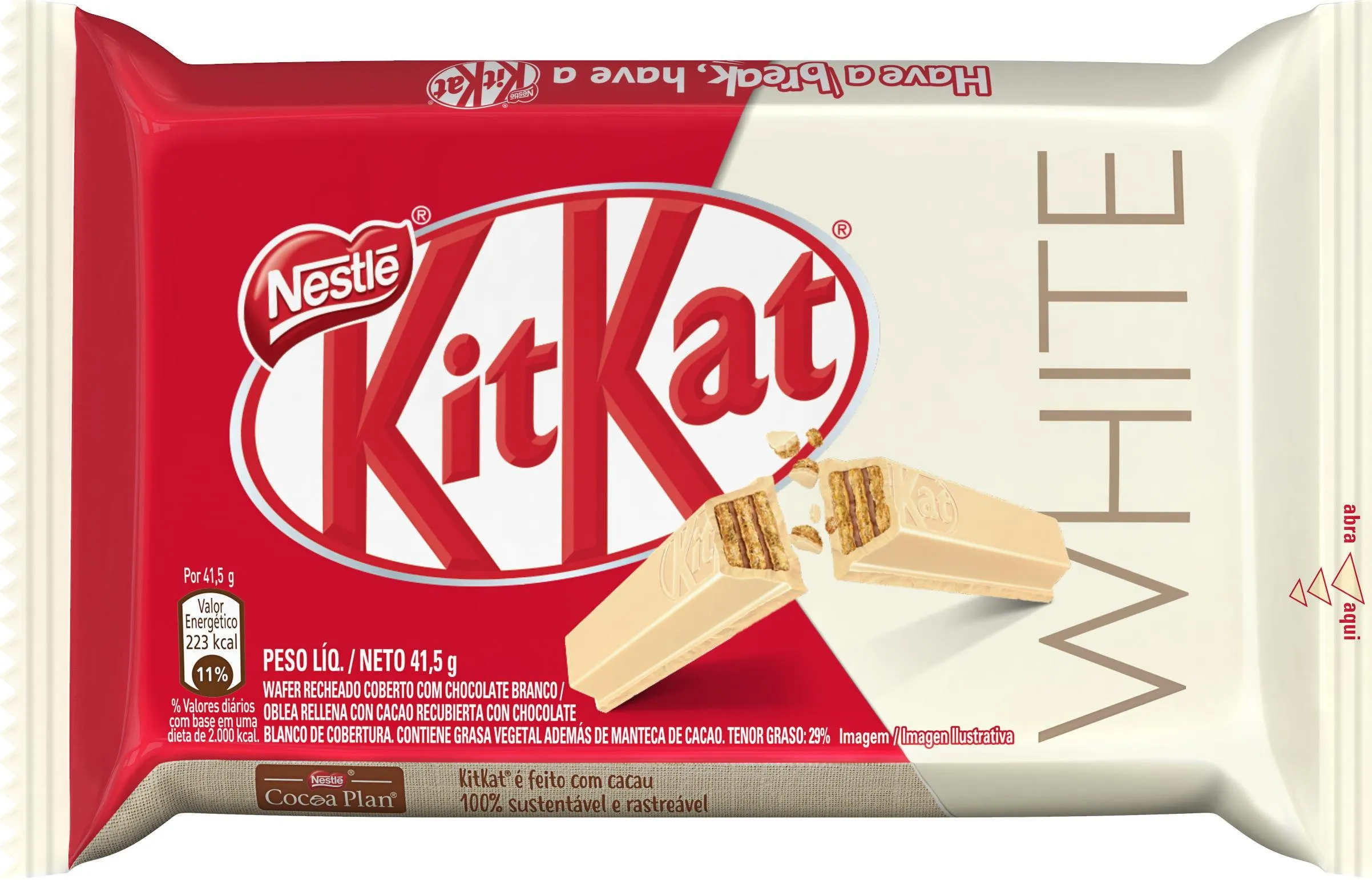 CHOCOLATE KIT KAT 41,5G WHITE