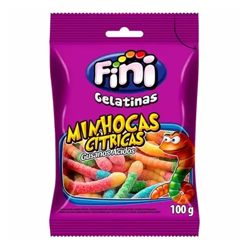 BALA FINI 100G MINHOCAS CITRICAS