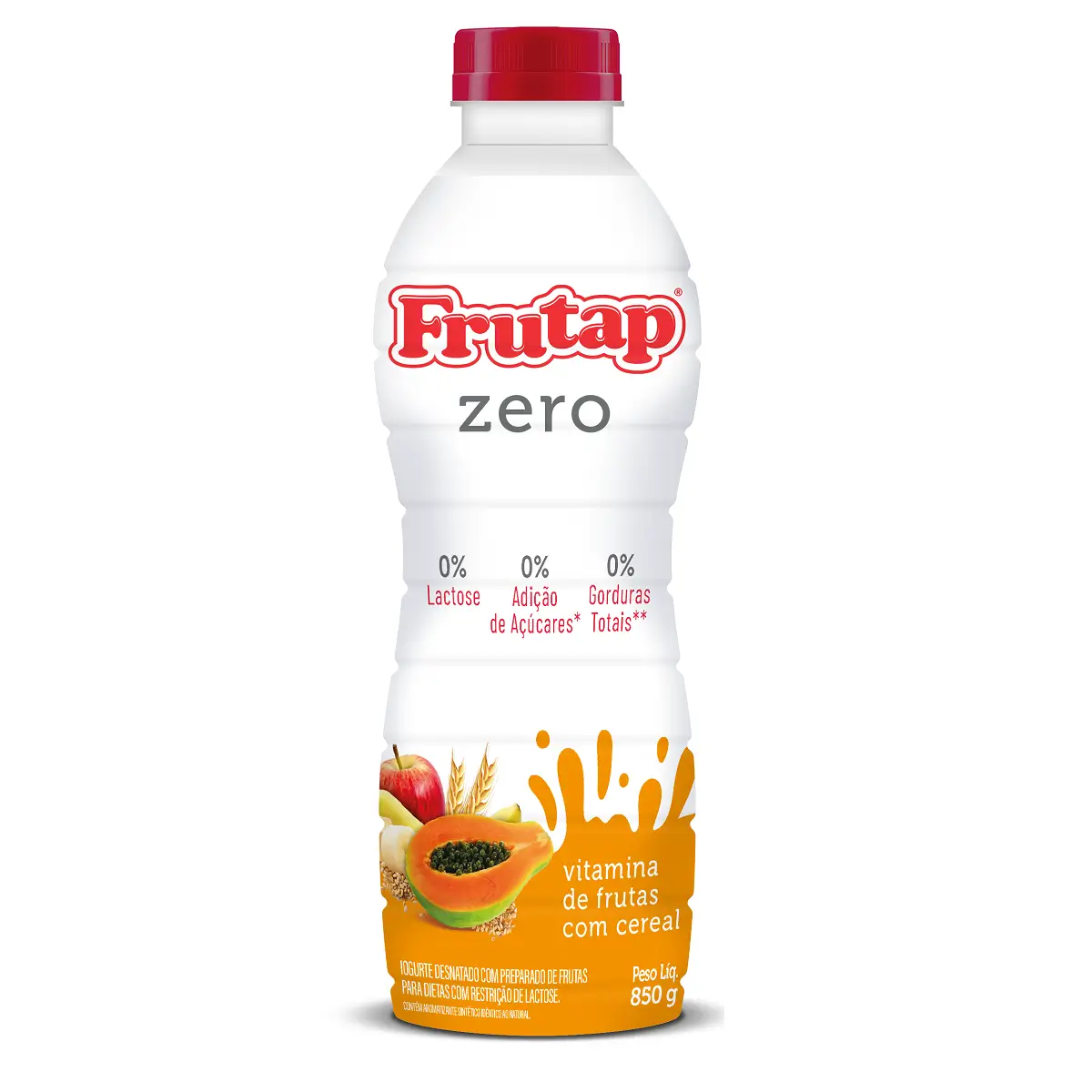 IOGURTE FRUTAP ZERO 850G VITAMINAS CEREAL